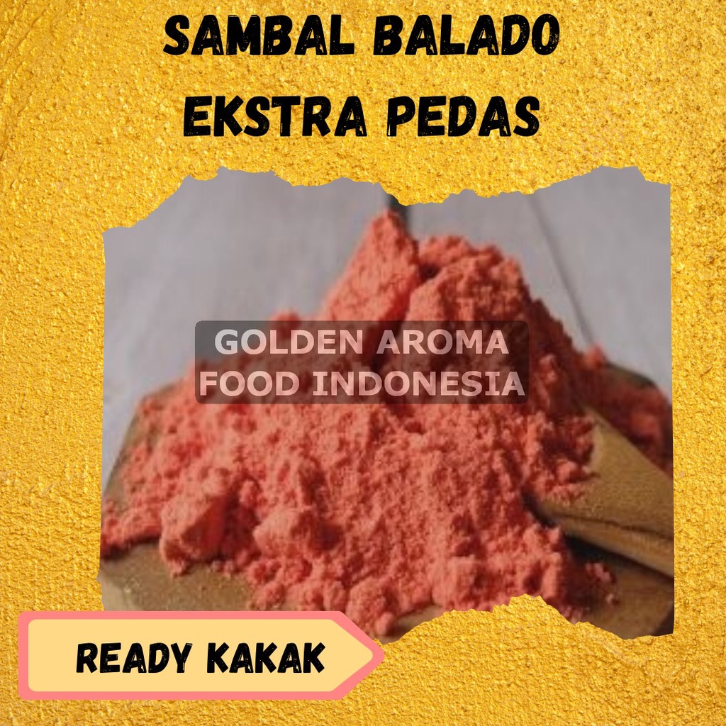 Jual Bumbu Tabur Penambah Rasa Sambal Balado Extra Pedas Golden Aroma