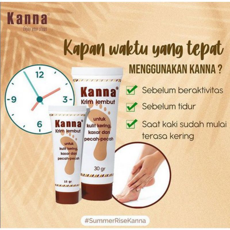 Jual Kanna Krim Kaki 15 GR 30GR Krim Kulit Kering Kasar Pecah2