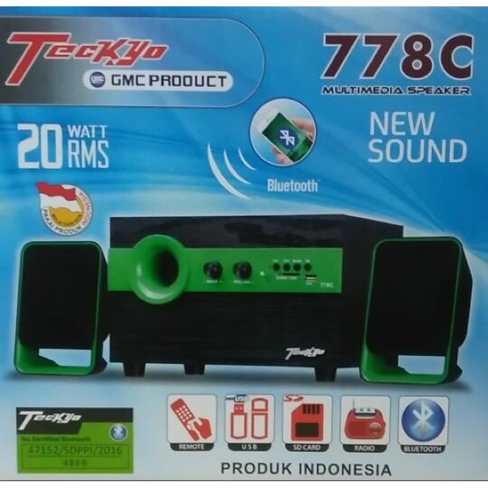 Jual Speaker Bluetooth Usb Memory Teckyo C Bt Limited Shopee Indonesia