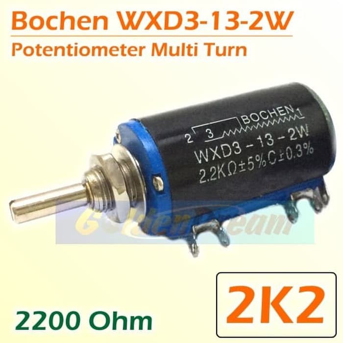 Jual BOCHEN 2K2 Wirewound Potentiometer Potensio Multi Turn WXD3 13 2W