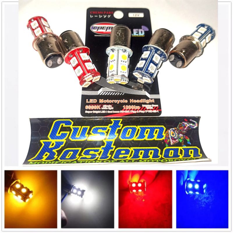 Jual Lampu Rem Stoplamp LED MOTOR Kedip Strobo Beat Vario Mio Jupiter