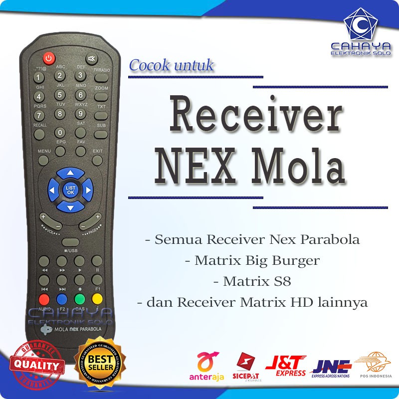 Jual Remot Matrix Asli Nex Parabola Sinema Garuda Mola Hd S Big Burger