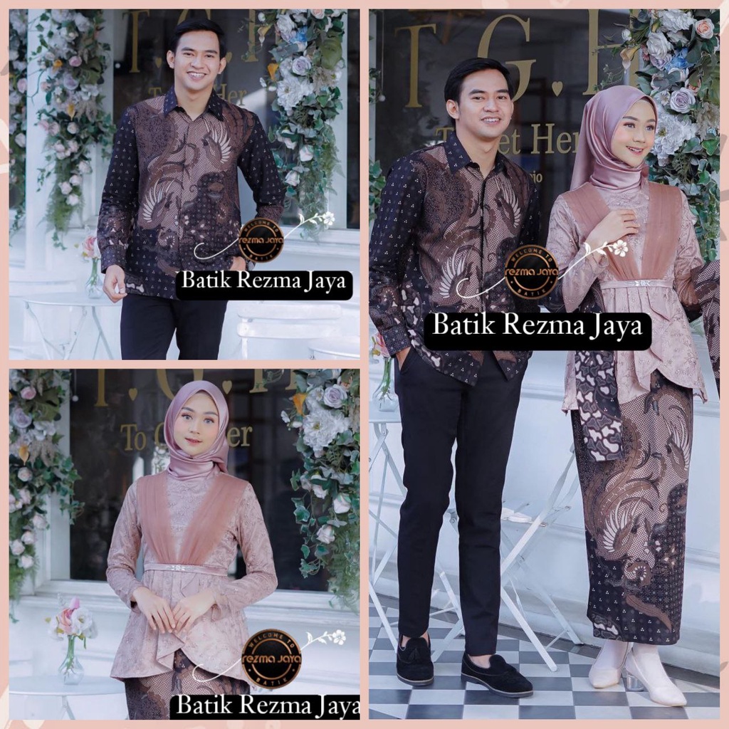 Jual Kebaya Aveena Series Nude Kebaya Modern Original Couple Baju Batik