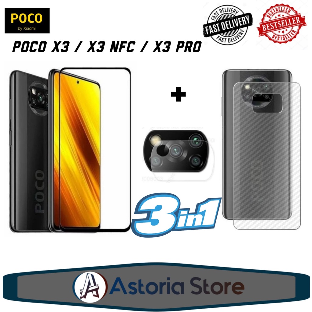 Jual Tempered Glass Xiaomi Poco X Pro X Nfc X Paket In Garskin