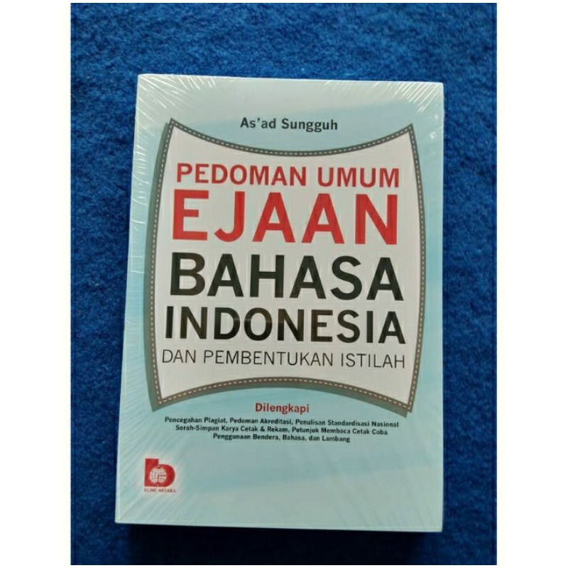 Jual Pedoman Umum Ejaan Bahasa Indonesia Dan Pembentukan Istilah As Ad