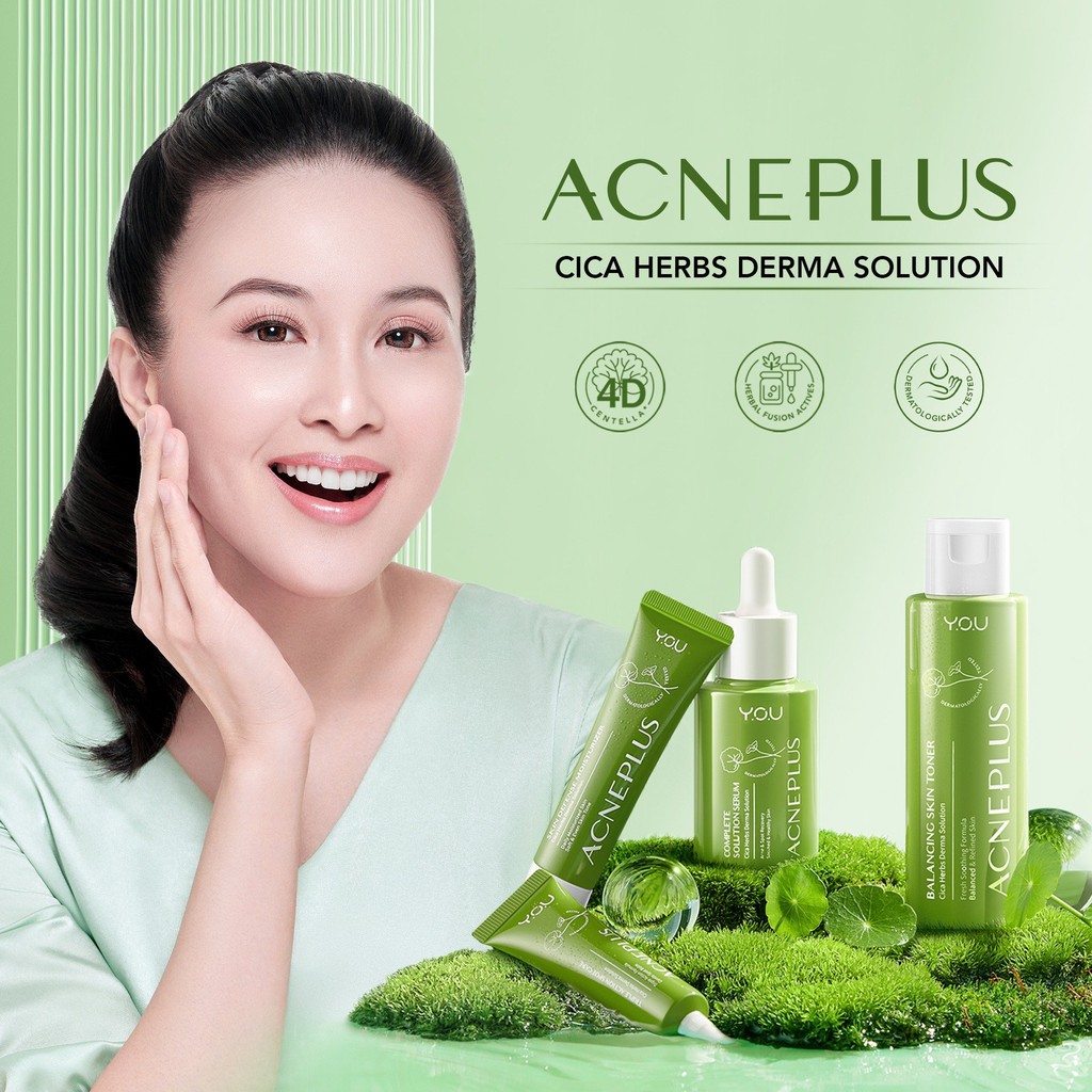 Jual CRYSTAL YOU Acne Plus Cica Herbs Derma Solution ACNEPLUS Toner