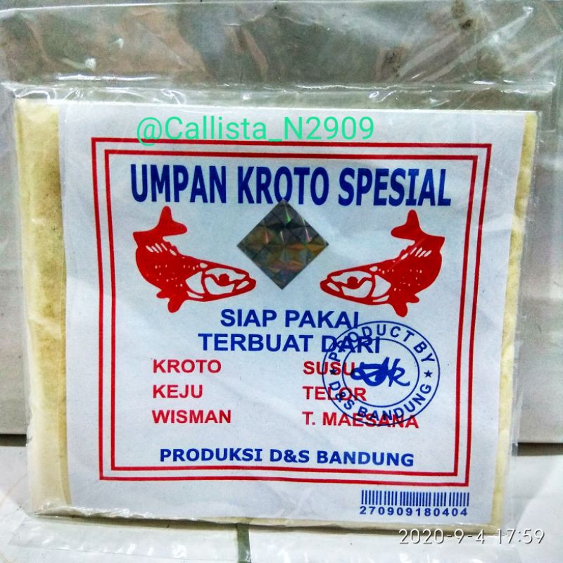 Jual Umpan Pelet Kroto Spesial Kroto Super Pak Ikin Besar Shopee