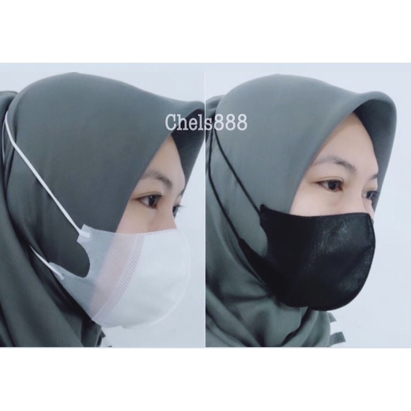 Jual Masker Duckbill Hijab Headloop Orlee 3ply Isi 10pcs Shopee Indonesia