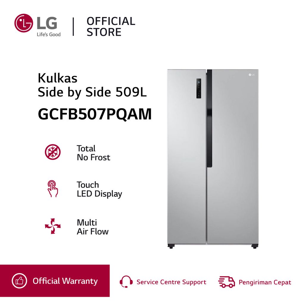 Jual Kulkas LG GCFB507PQAM Side By Side 509L No Frost And Smart