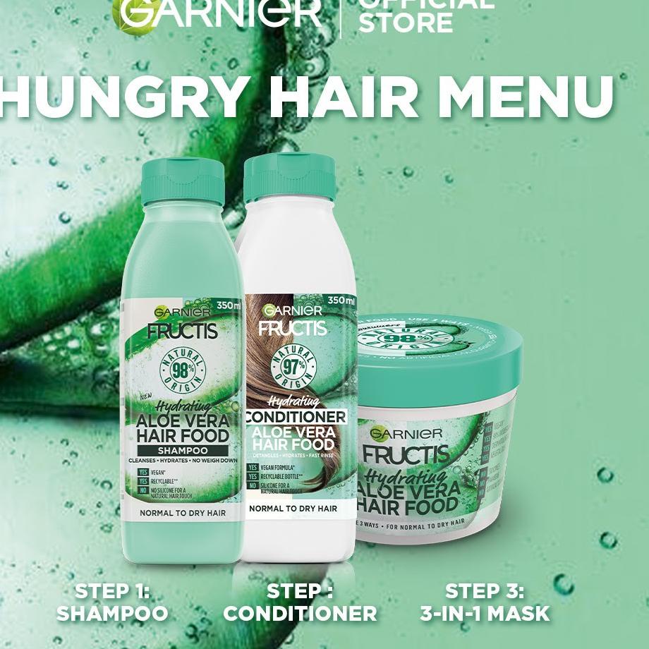 Jual MALL Garnier Fructis Hair Food Aloe Vera Shampoo Perawatan