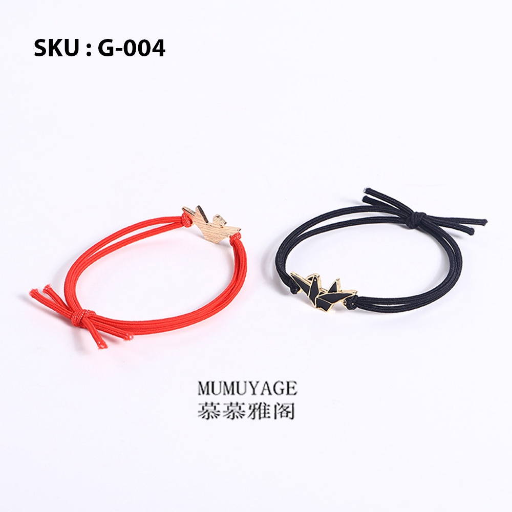 Jual Pcs Gelang Couple Gelang Pasangan Magnet Tali Elastis Gelang