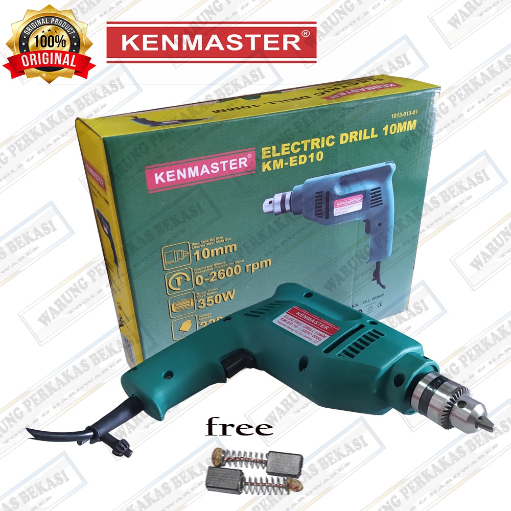 Jual Kenmaster 10 Mm Mesin Bor Tangan Listrik 10mm Electric Drill KM