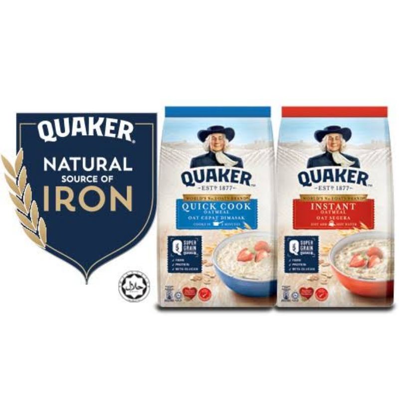 Jual Quaker Oat Instant Oatmeal Gr Quaker Oat Quick Cook Oatmeal