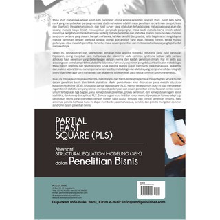 Jual Buku Partial Least Square Pls Alternatif Structural Equation