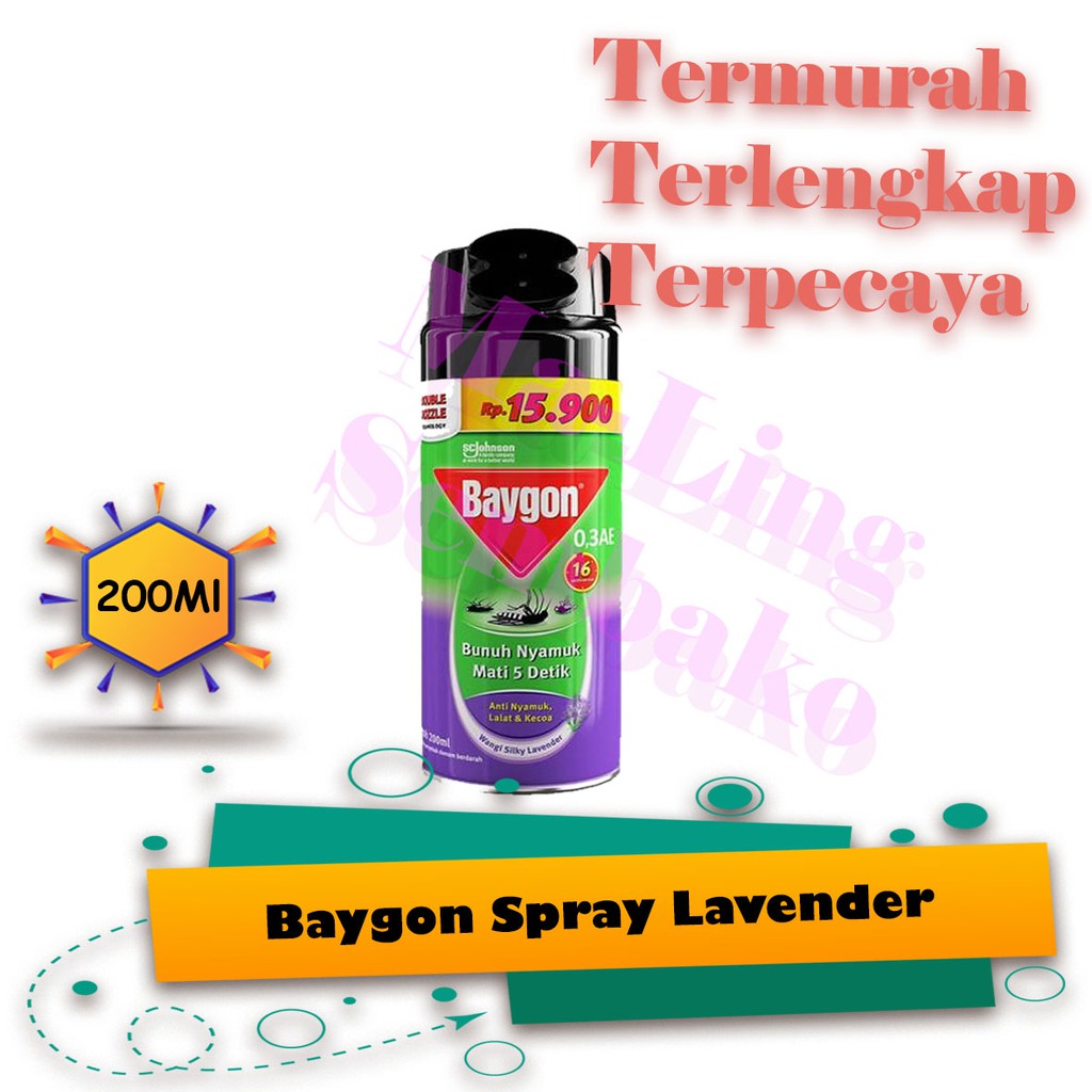 Jual Baygon Insektisida Spray Lavender Kaleng Ml Pembunuh Serangga