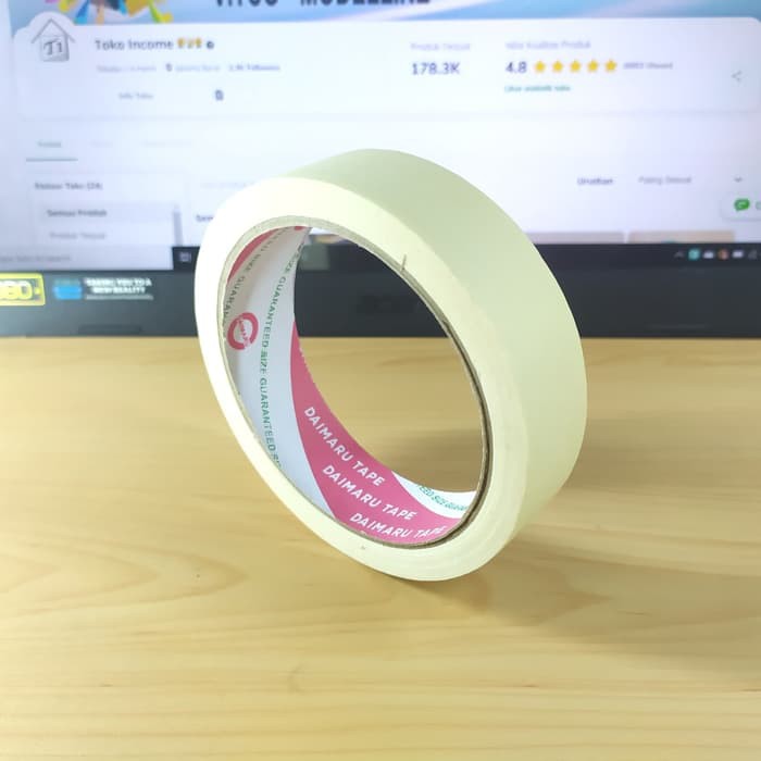 Jual Masking Tape Lakban Kertas Daimaru Inch Mm X Meter