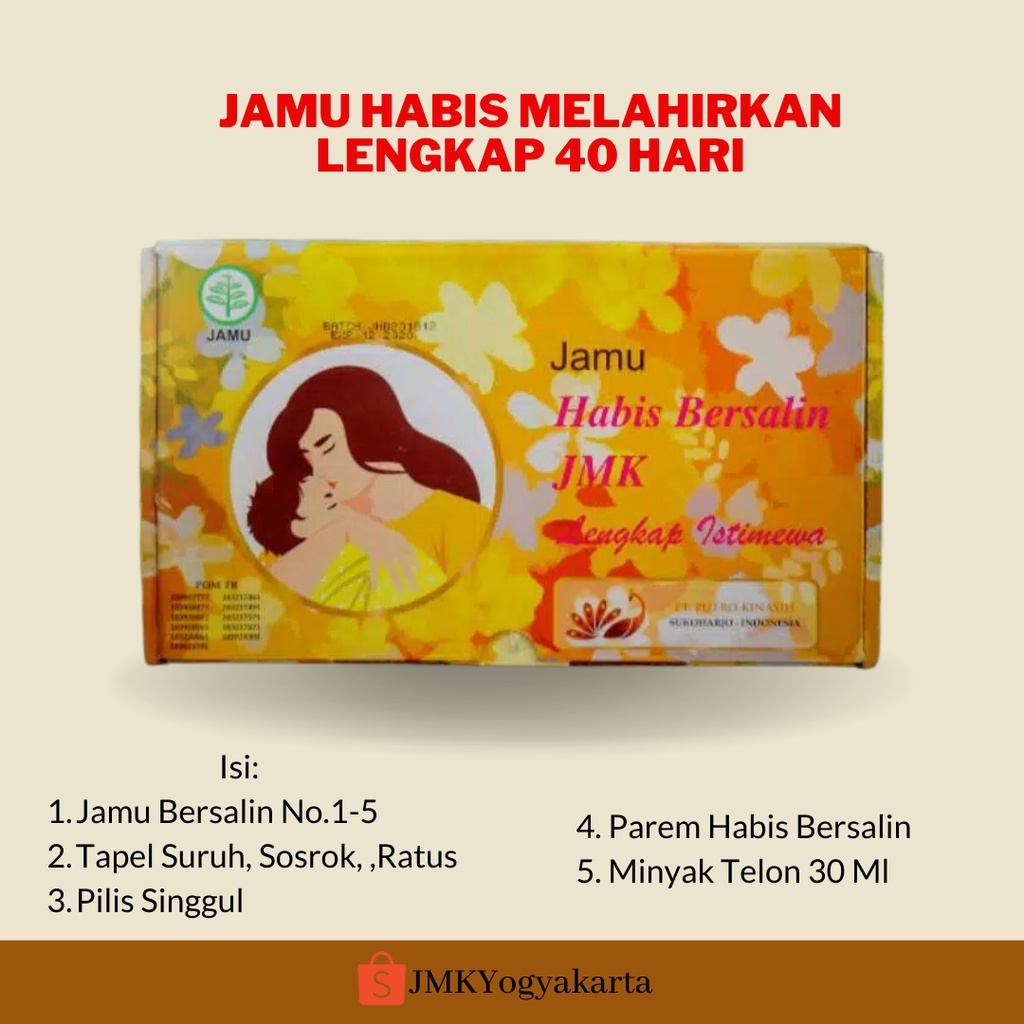 Jual Jamu Habis Bersalin Bubuk Lengkap Hari Jmk Free Gift Shopee