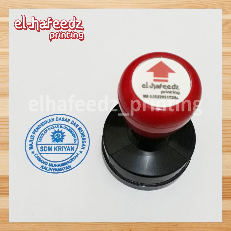 Jual Stempel Warna Flash Otomatis Bulat Oval Kotak Persegi Legalisir