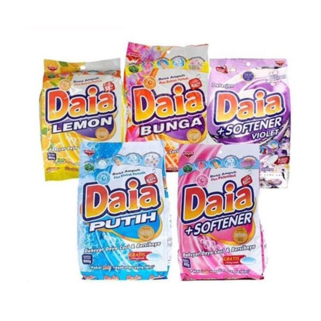 Jual Daia Detergent Bubuk Gr Detergent Sabun Cuci Baju Shopee