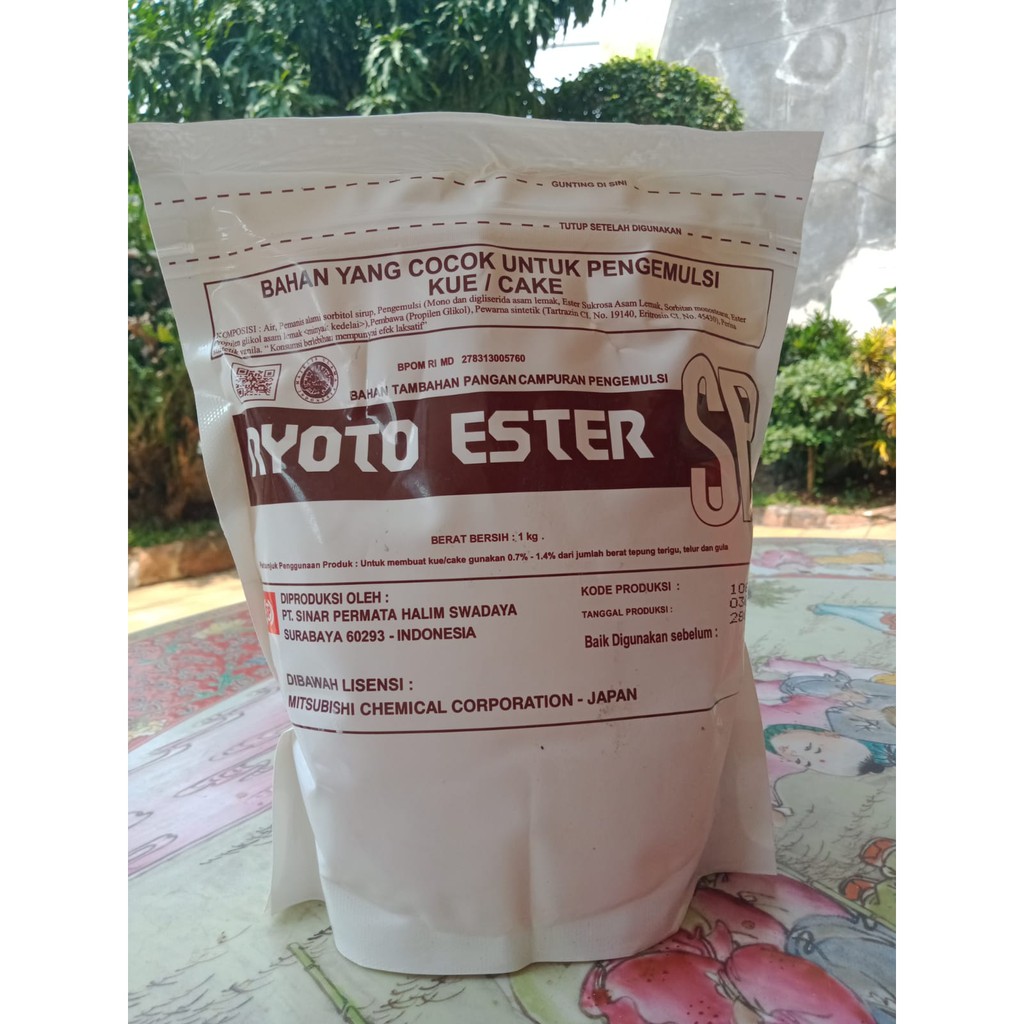 Jual Emulsifier Pengembang Pelembut Kue SP Ryoto Ester 1 KG