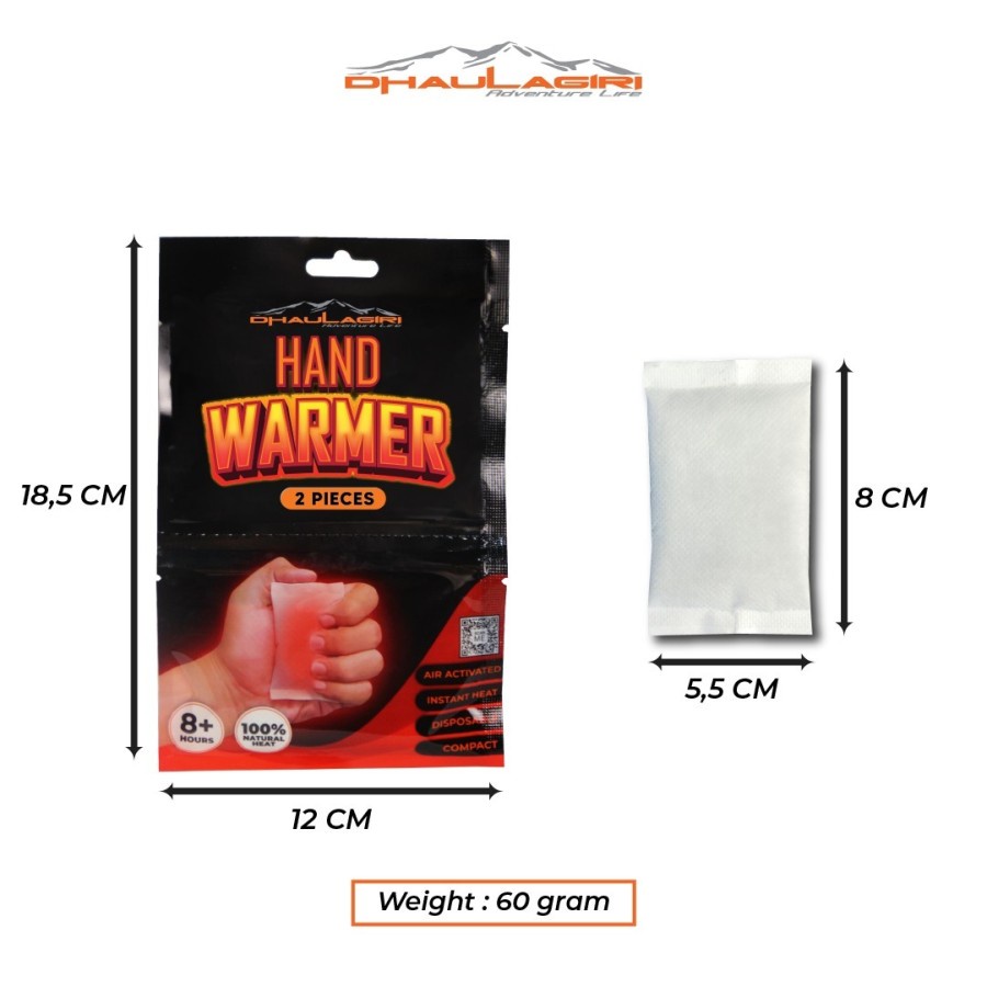 Jual Penghangat Tangan Dhaulagiri Hand Warmer Tahan 8 12 Jam Heat Pack