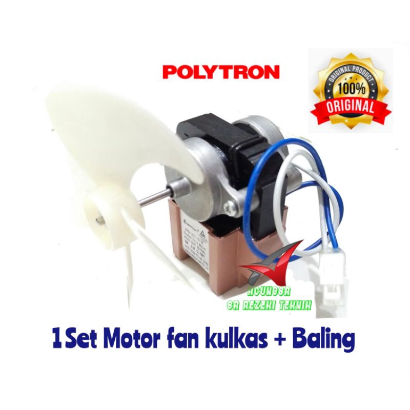 Jual Motor Fan Kulkas Polytron Original 2 Pintu Motor Fan Baling