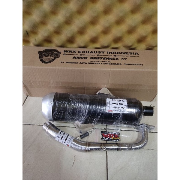 Jual Knalpot WRX Silent Racing Aerox Nmax ADV PCX New Vario 150 125