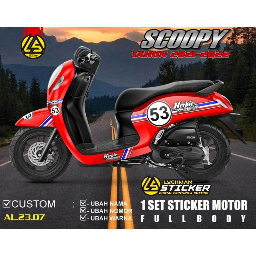 Jual Decal Sticker Scoopy Simple All Tipe Full Body Shopee