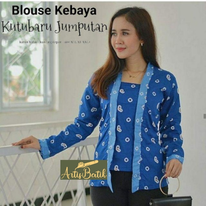 Jual ADA JUMBO BLUS KEBAYA KUTUBARU JUMPUTAN WARNA KEREN BATIK ETNIK