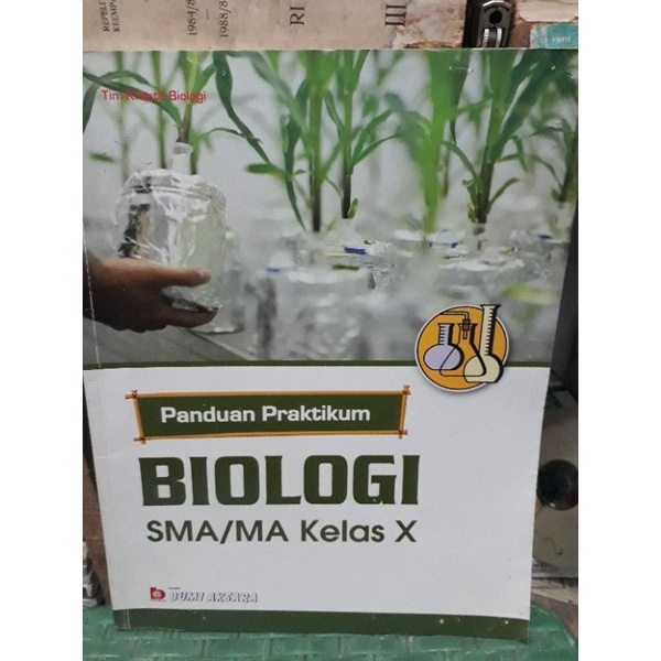 Jual Buku Panduan Praktikum Biologi Kelas X Sma Ma Shopee Indonesia