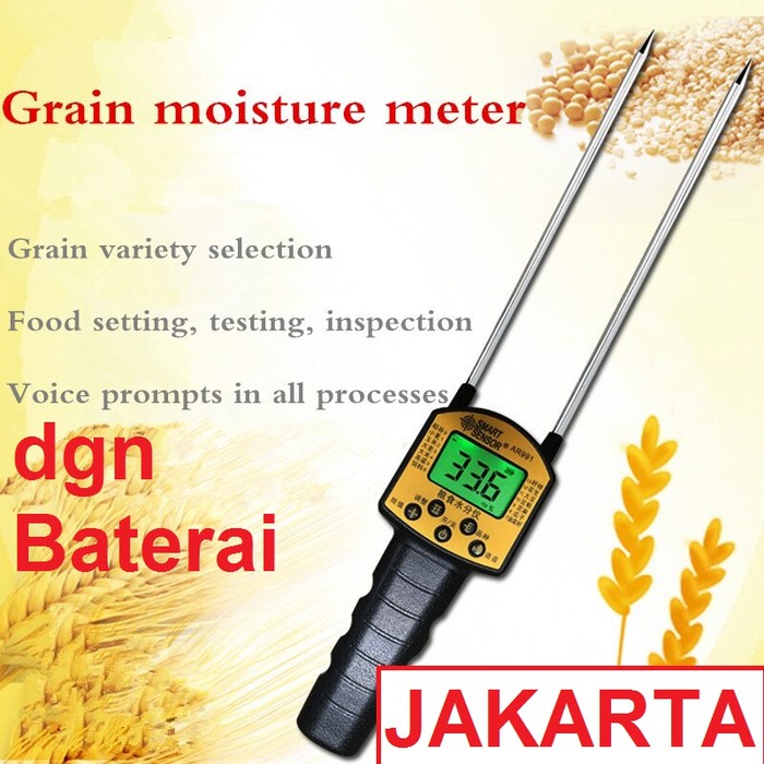 Jual Digital Grain Moisture Meter Pengukur Kadar Air Biji Bijian Ar