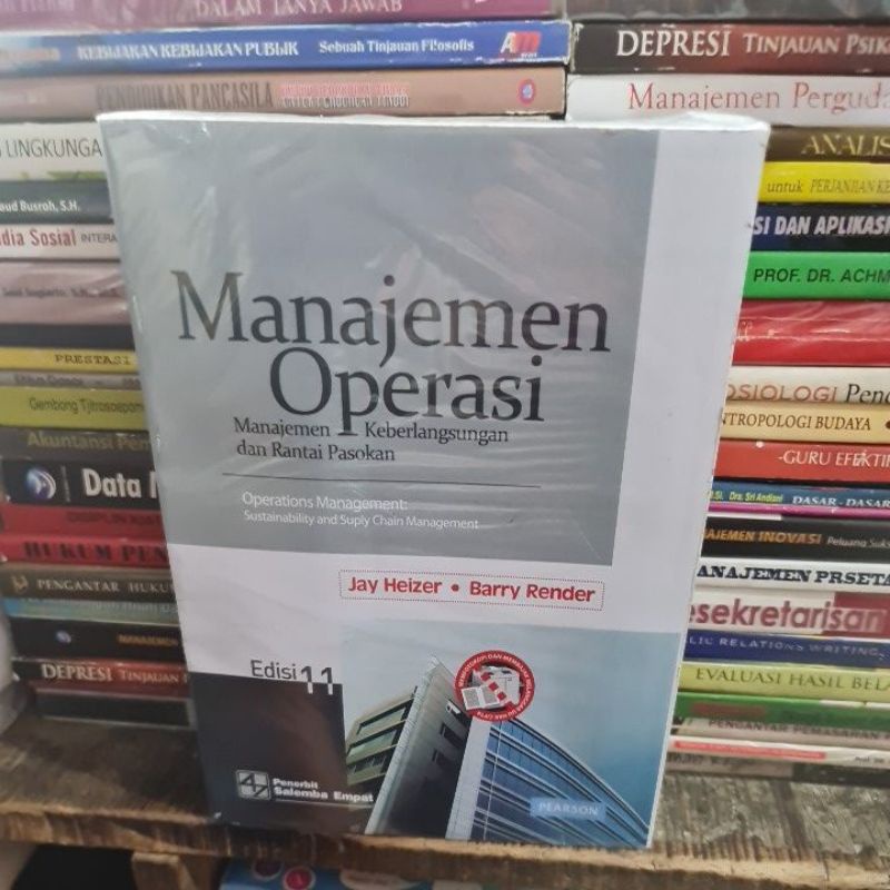 Jual Manajemen Operasi Edisi 11 FULL HALAMAN Jay Heizer Barry Render