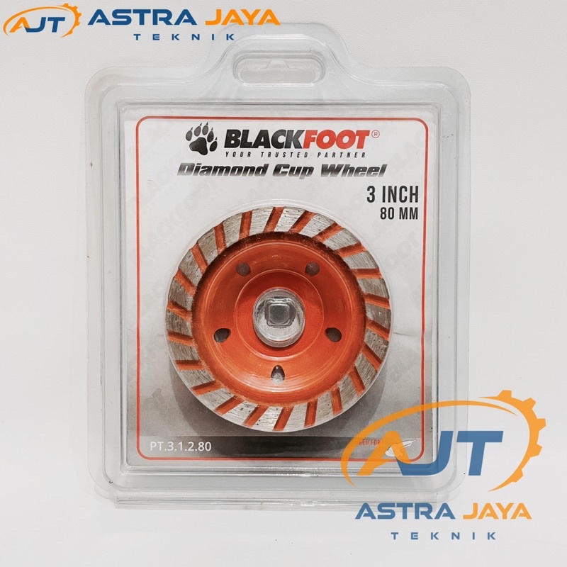 Jual BLACKFOOT Diamond CUP Grinding Wheel 3 Inch Turbo Mata Gerinda