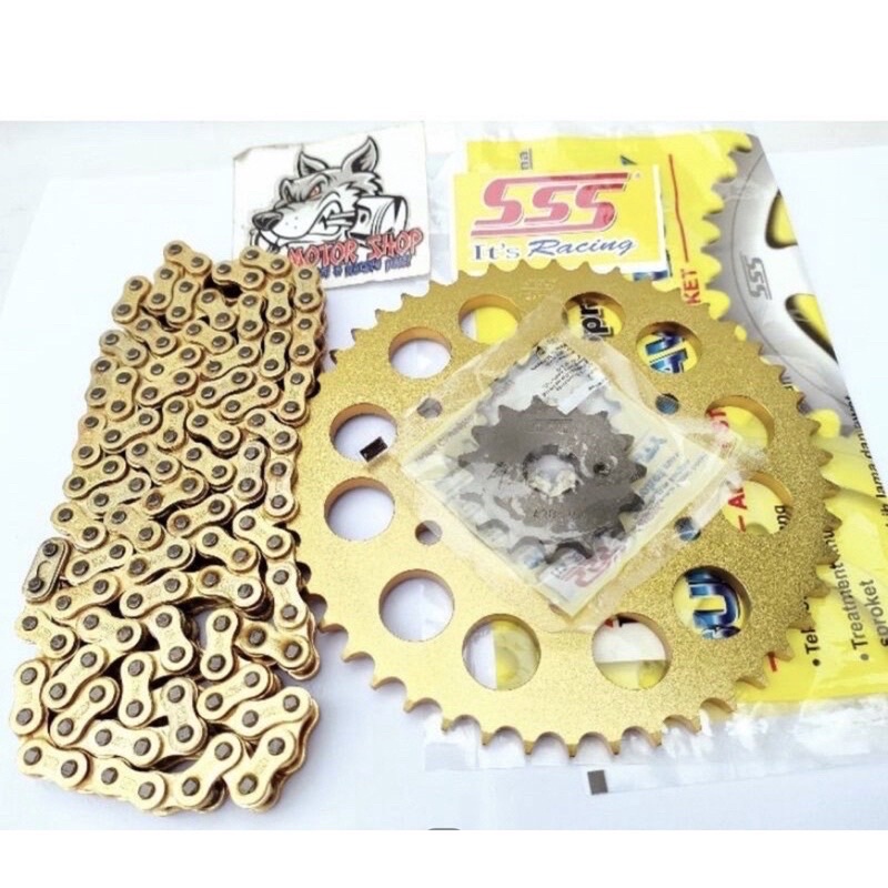 Jual Gear Set Gir Set Sss 428 Tebal 415 Tipis Jupiter Z Old Burhan