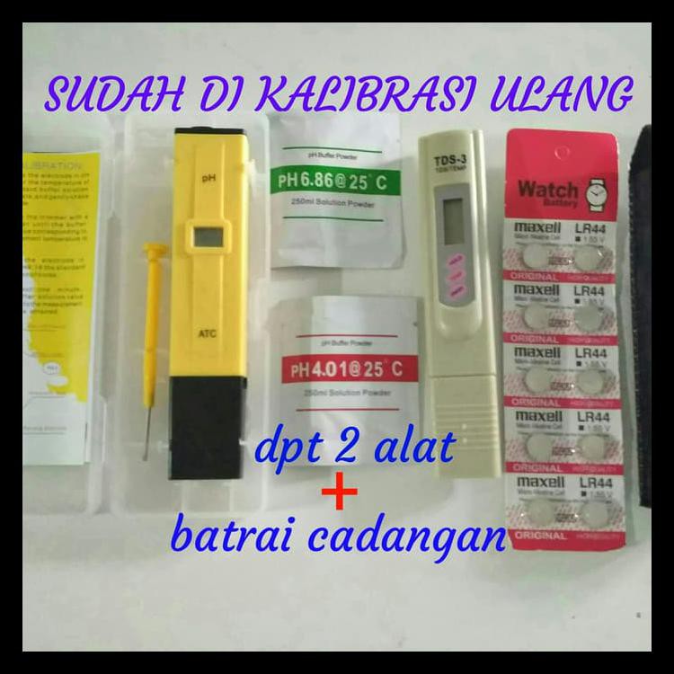 Jual Paket Ph Meter Dan Tds 3 Alat Ukur Ph Alat Ukur Ppm Hidroponik