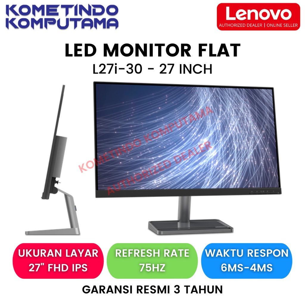 Jual L I Lenovo Led Monitor Fhd Ips Vga Hdmi Hz Garansi Resmi