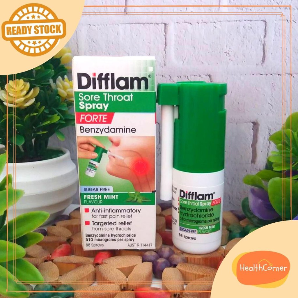 Jual Difflam Forte Sore Throat Spray Diflam Shopee Indonesia