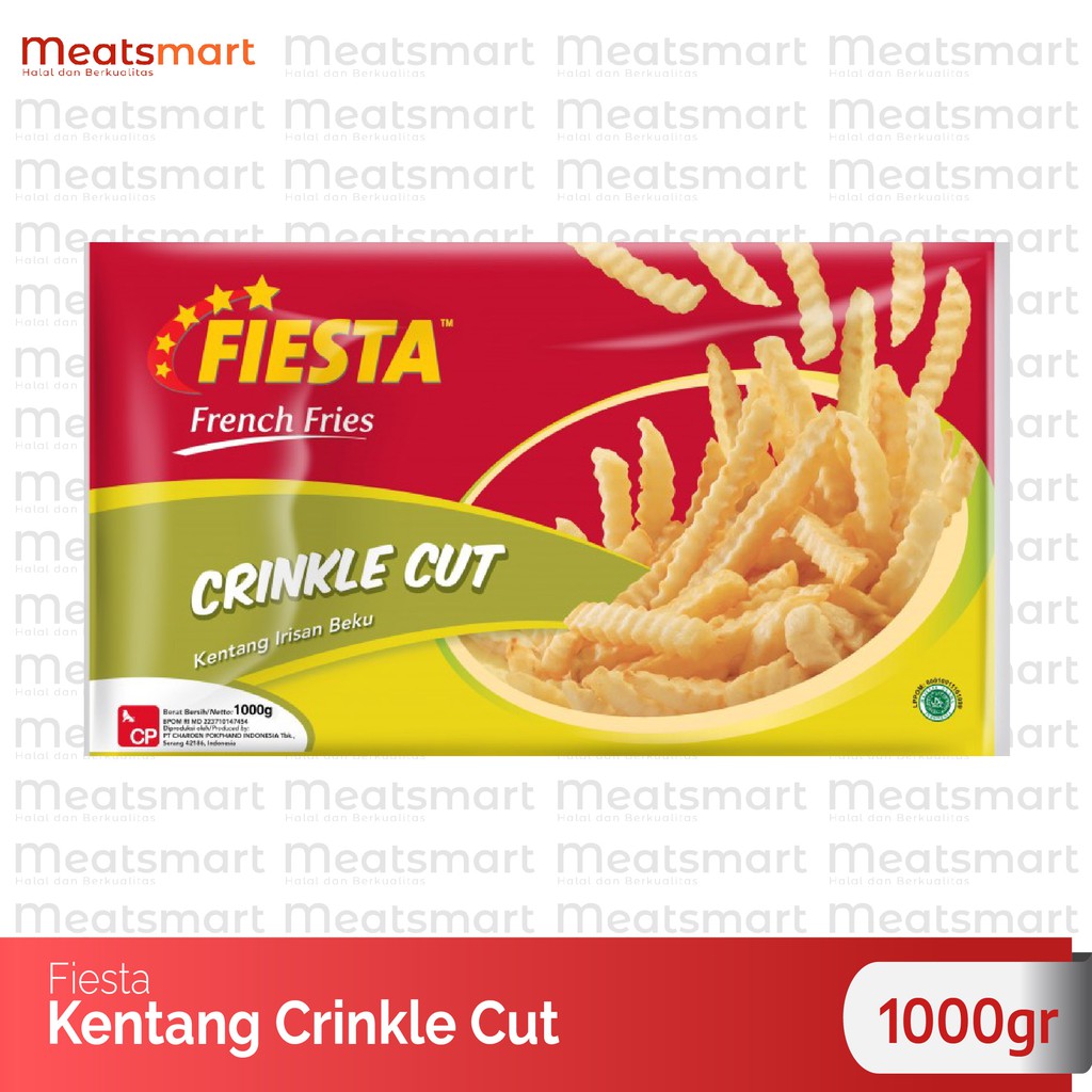 Jual FIESTA FRENCH FRIES CRINKLE CUT 1kg Shopee Indonesia