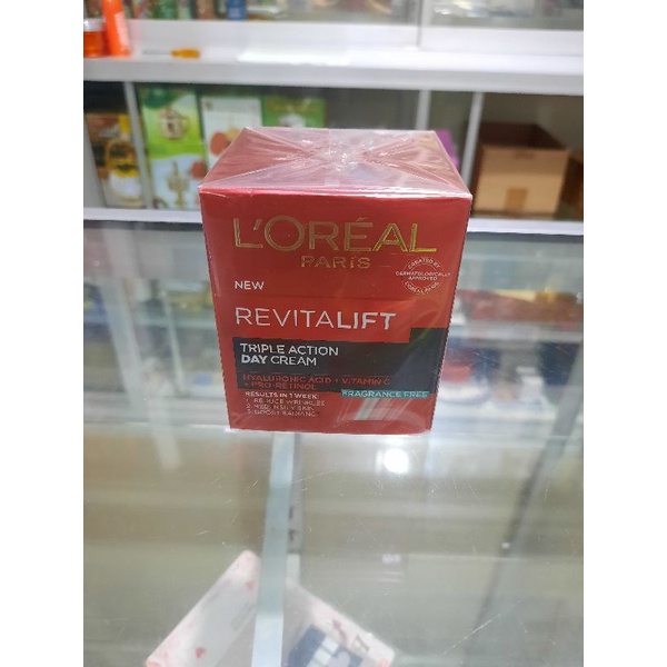 Jual Loreal Revitalift Triple Action Day Cream 50ml Shopee Indonesia