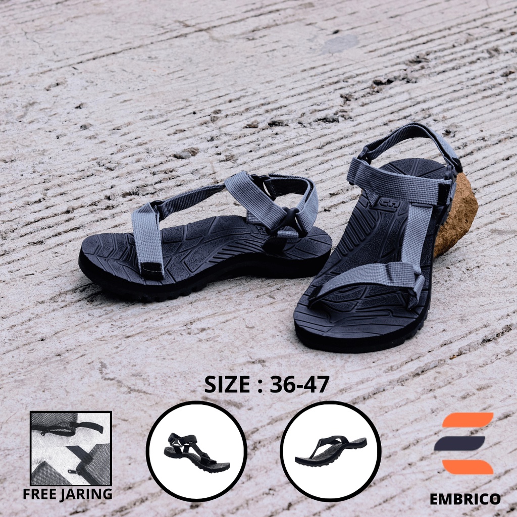 Jual Sandal Gunung Pria Jumbo Sandal Outdoor Sandal Jepit Gunung Dewasa