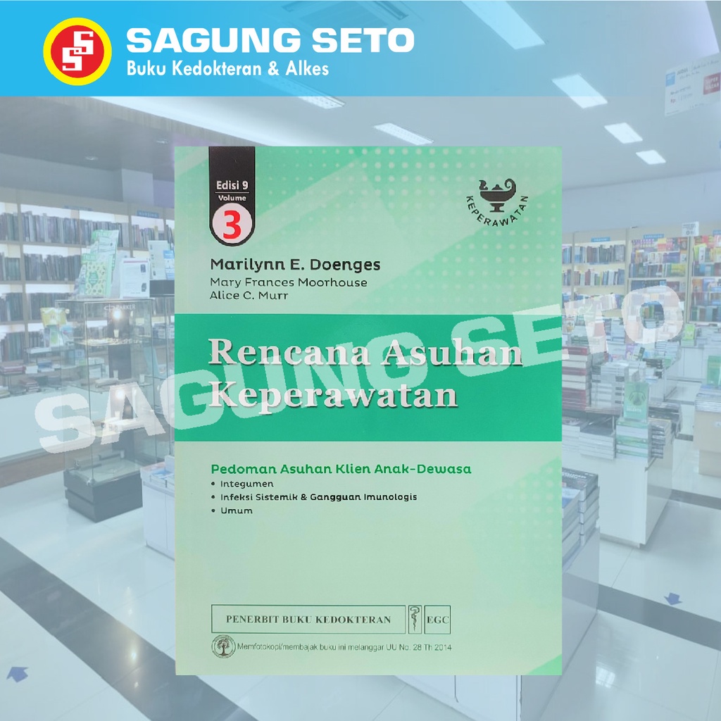 Jual BUKU RENCANA ASUHAN KEPERAWATAN ED 9 VOL3 MARILYNN Shopee