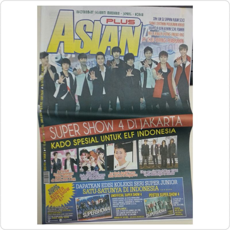 Jual Majalah Asian Plus Edisi SS4 JKT Majalah Lama Shopee Indonesia