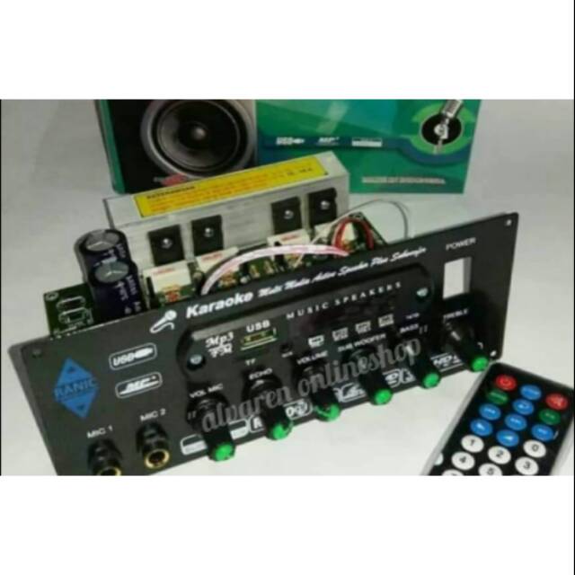 Jual Kit Power Amplifier Speaker Aktif Stereo Karaoke Plus Mp Usb