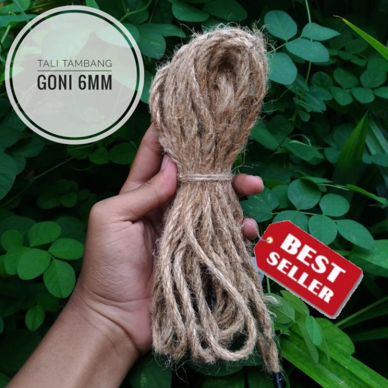 Jual Tali Tambang Rami 6mm 60m Shopee Indonesia