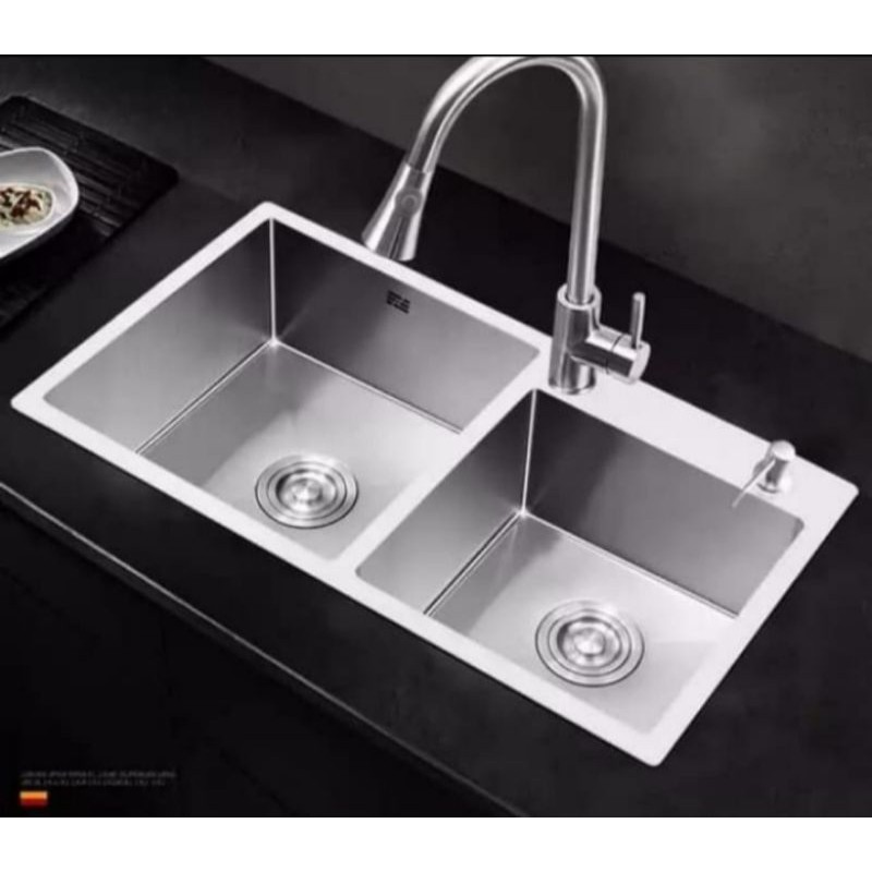 Jual Kitchen Sink Onan 7541 Bak Cuci Piring Stainless Dapur Shopee