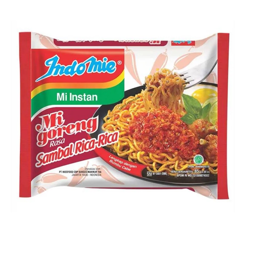 Jual Indomie Goreng Rasa Sambal Rica Rica 85gr Harga Per Pcs