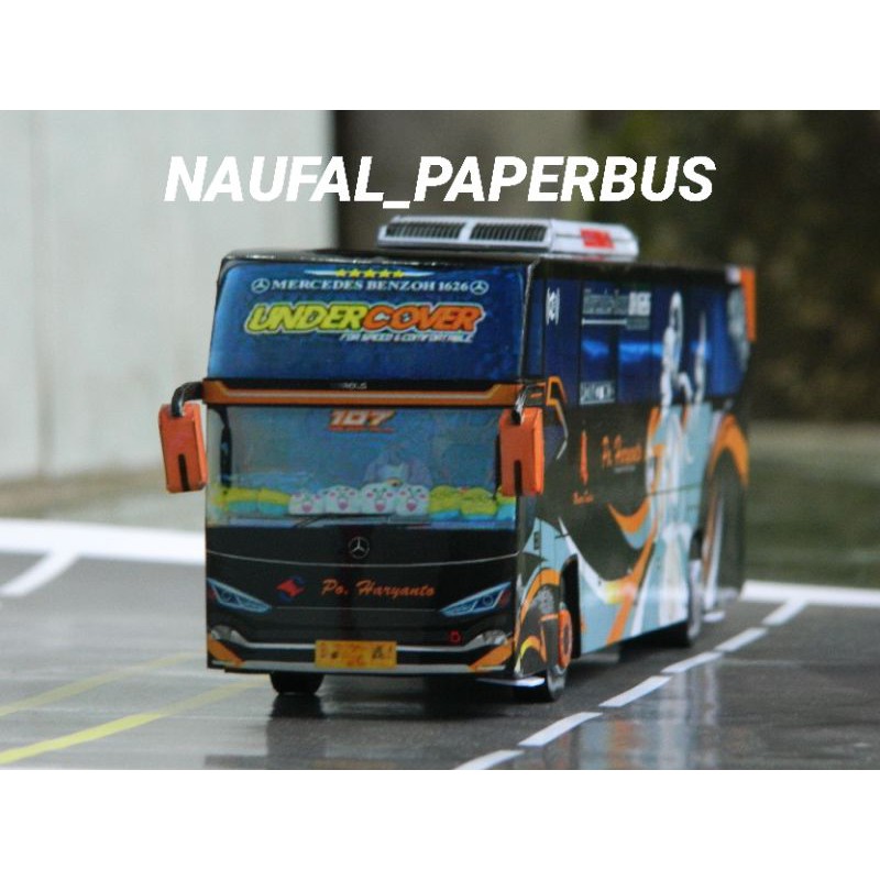 Jual Papercraft Miniatur Bus Po Haryanto Skala 50 Shopee Indonesia