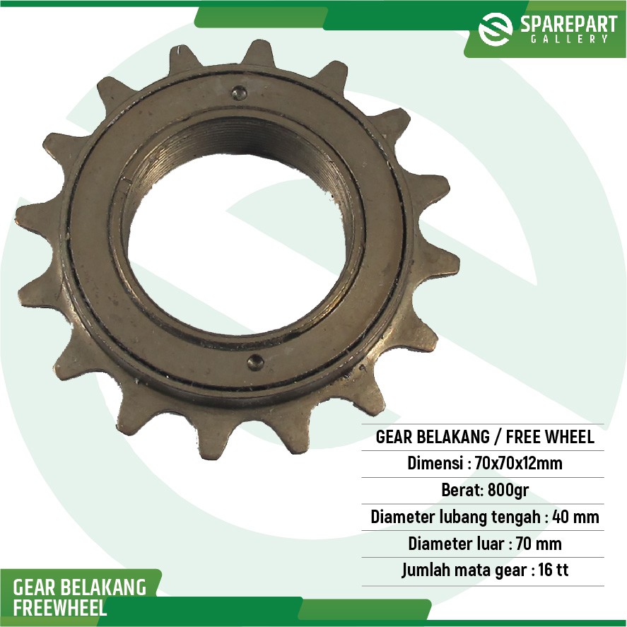 Jual Free Wheel Gear Belakang Sepeda Shopee Indonesia