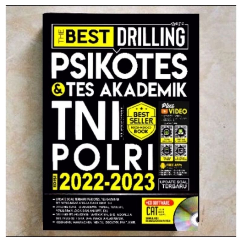 Jual THE BEST DRILLING PSIKOTES TES AKADEMIK TNI POLRI 2022 2023