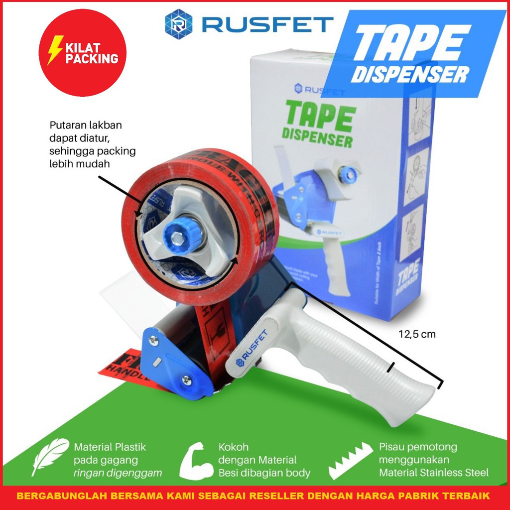 Jual Tape Dispenser Gagang Alat Pemotong Lakban Alat Potong Lakban